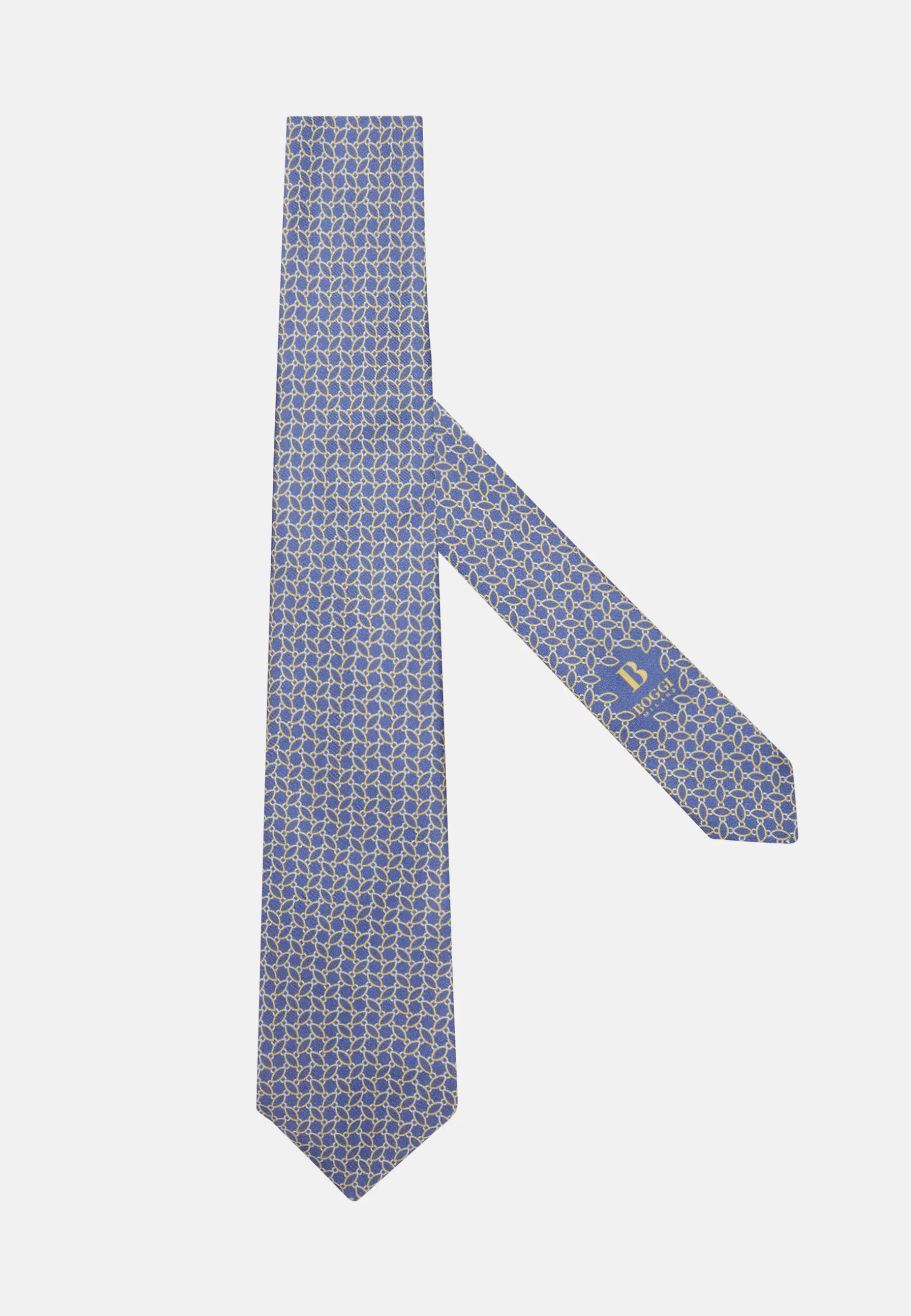 Stirrup Pattern Silk Tie|Boggi Milano Clearance