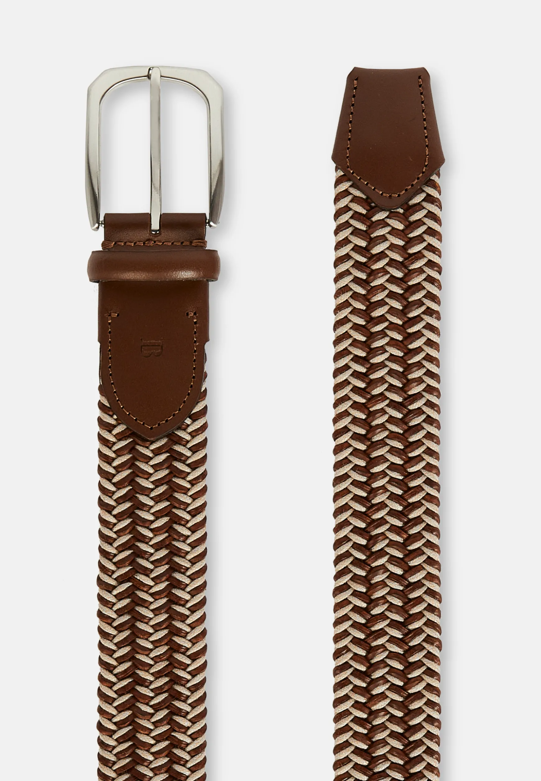 Stretch Cotton Blend Woven Belt|Boggi Milano Sale