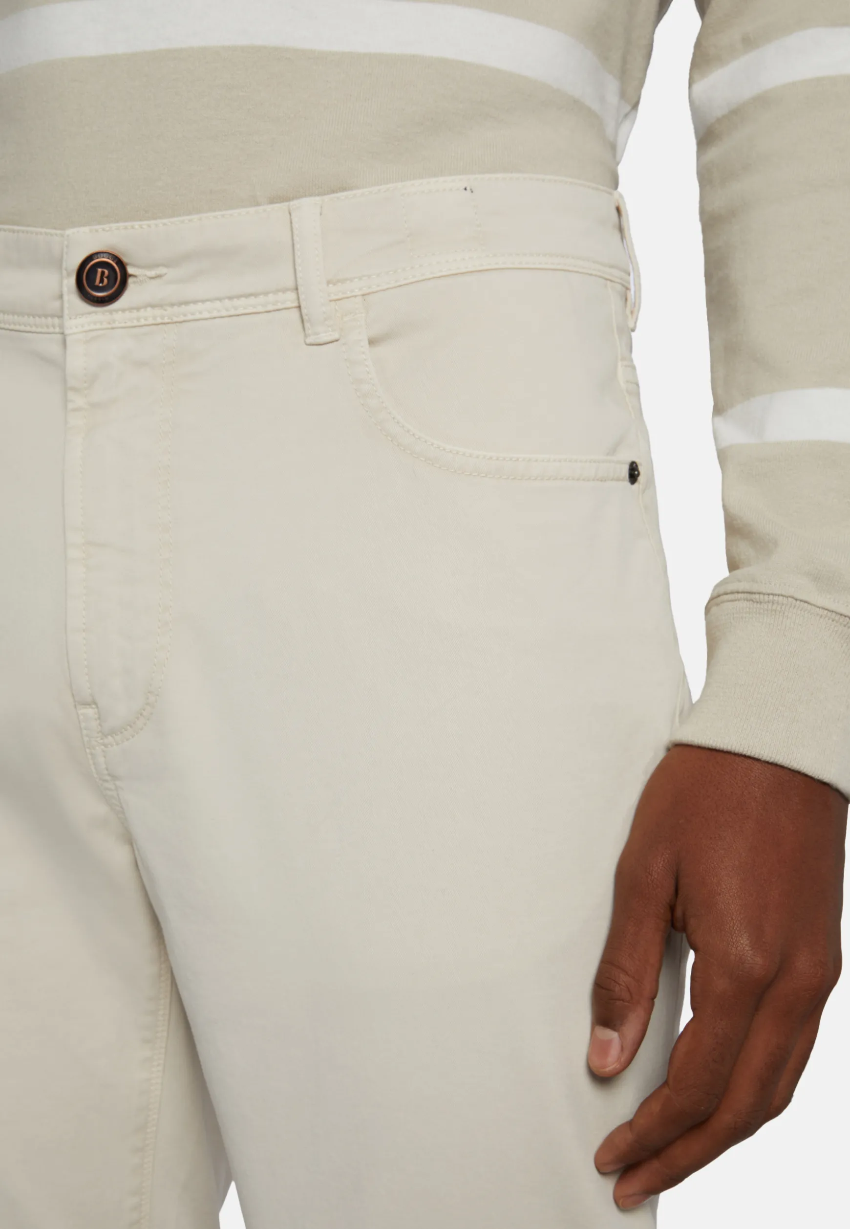 Stretch Cotton Jeans|Boggi Milano New
