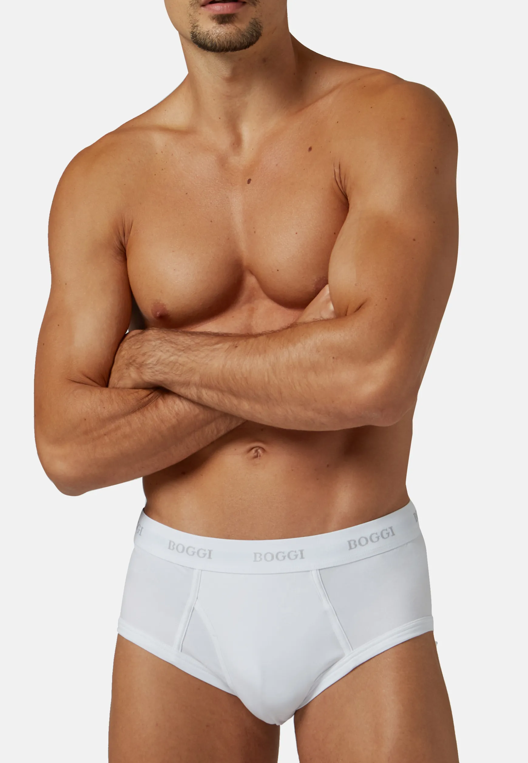 Stretch Cotton Jersey Briefs|Boggi Milano Fashion