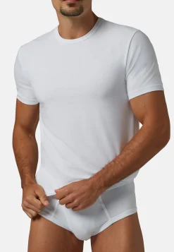 Stretch Cotton Jersey T-shirt|Boggi Milano Discount