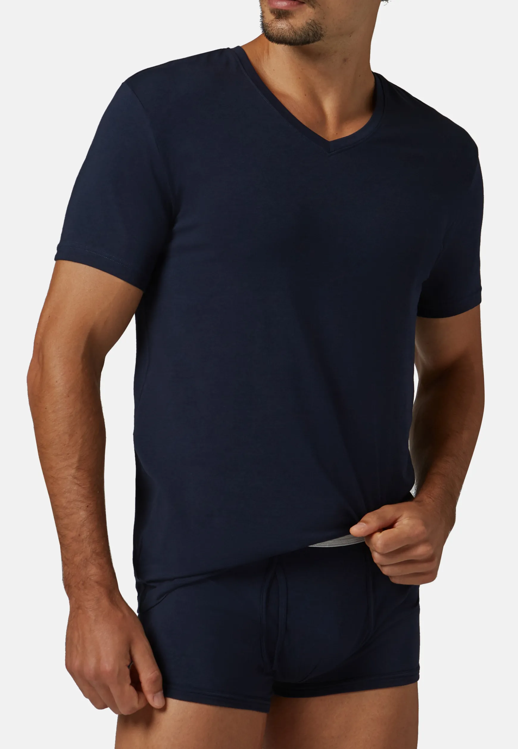 Stretch Cotton Jersey T-shirt|Boggi Milano Outlet
