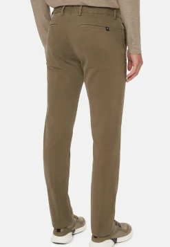 Stretch Cotton Pants|Boggi Milano Clearance