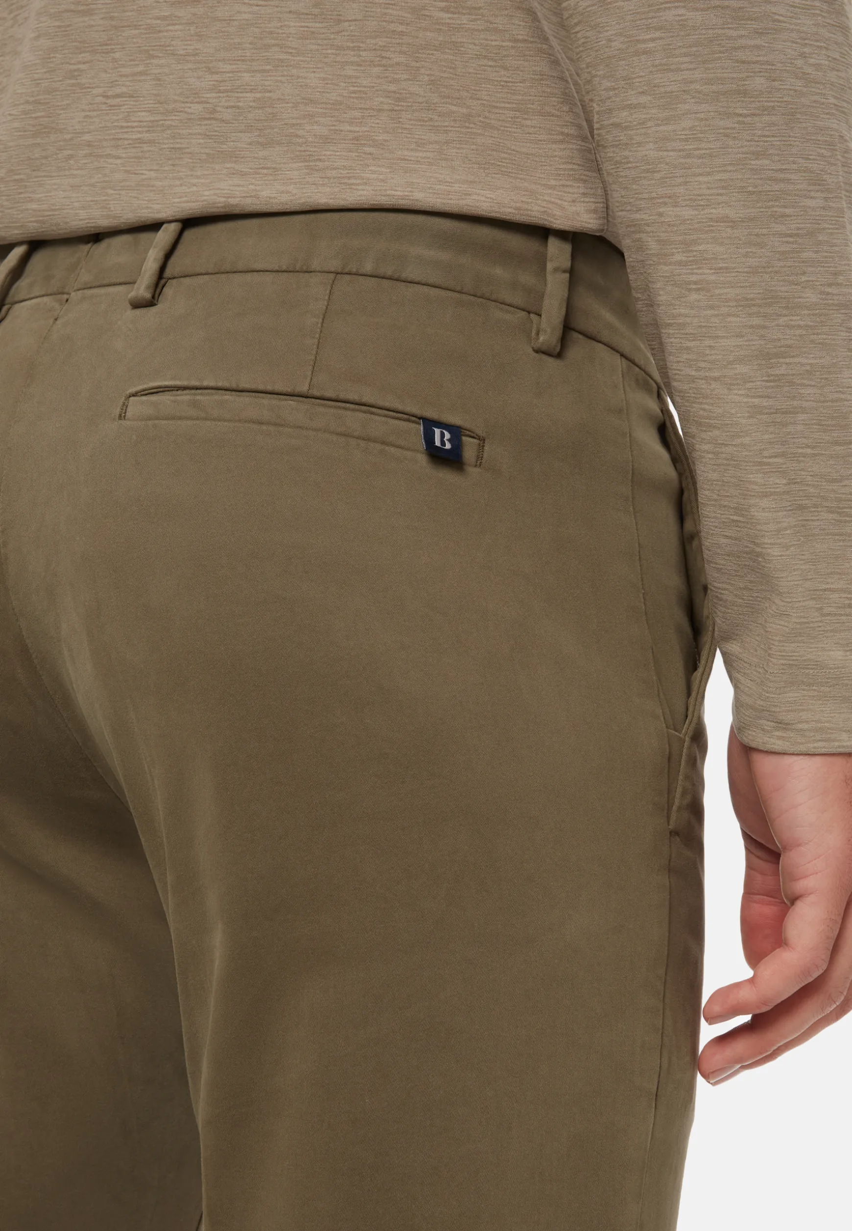 Stretch Cotton Pants|Boggi Milano Clearance