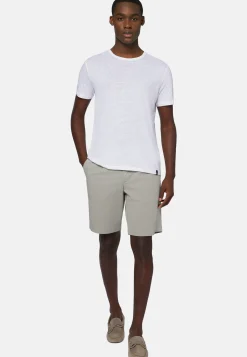 Stretch Cotton Summer Bermuda Shorts|Boggi Milano Outlet