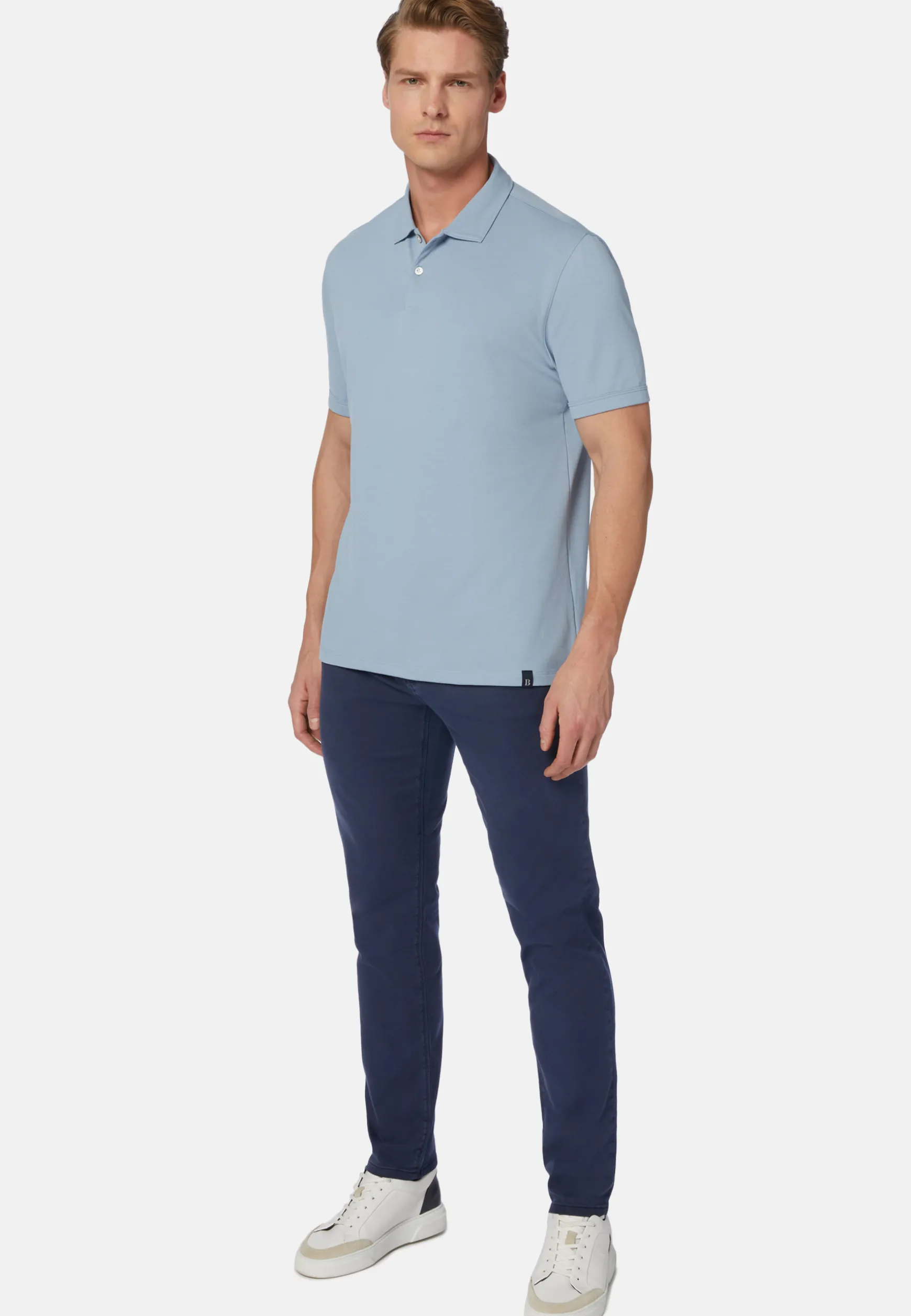 Stretch Cotton/Tencel Jeans|Boggi Milano Outlet