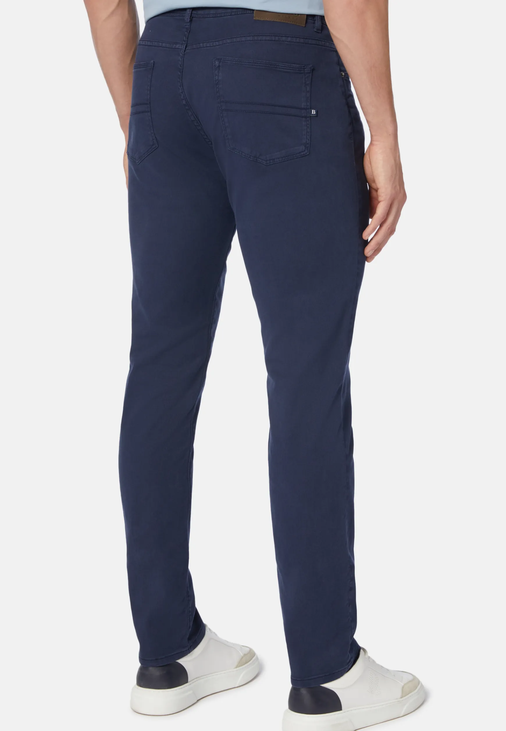 Stretch Cotton/Tencel Jeans|Boggi Milano Outlet