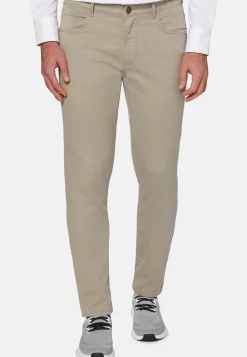 Stretch Cotton/Tencel Jeans|Boggi Milano Cheap