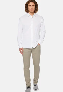 Stretch Cotton/Tencel Jeans|Boggi Milano Cheap