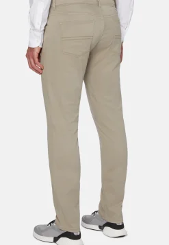 Stretch Cotton/Tencel Jeans|Boggi Milano Cheap