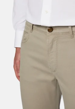 Stretch Cotton/Tencel Jeans|Boggi Milano Cheap