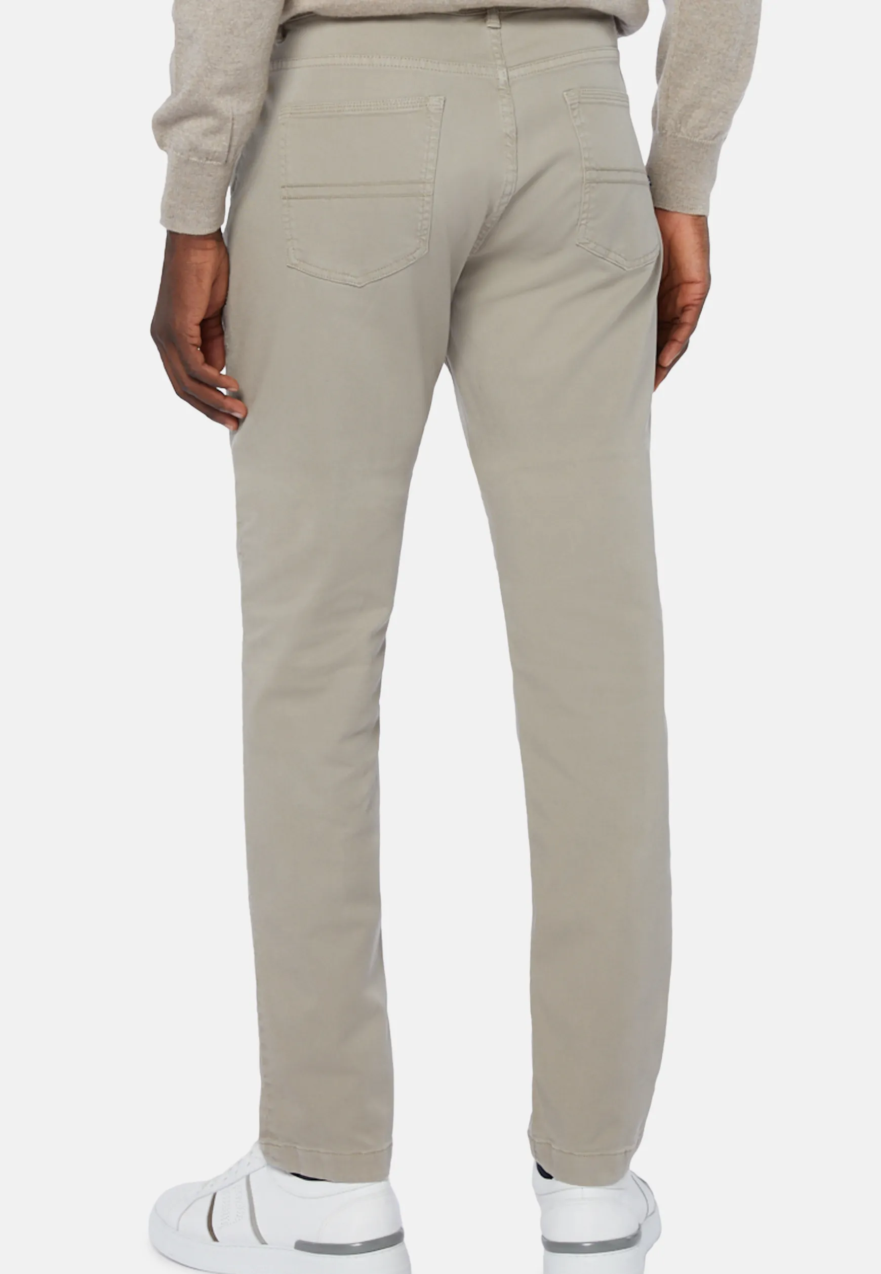 Stretch Cotton/Tencel Jeans|Boggi Milano Cheap