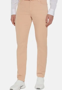 Stretch Cotton/Tencel Jeans|Boggi Milano Flash Sale
