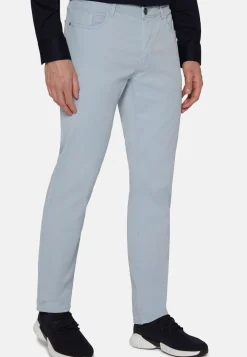 Stretch Cotton/Tencel Jeans|Boggi Milano Flash Sale