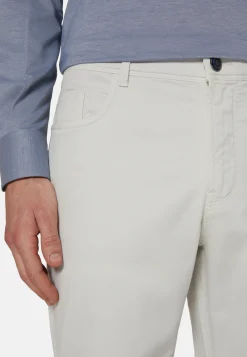 Stretch Cotton/Tencel Jeans|Boggi Milano Fashion