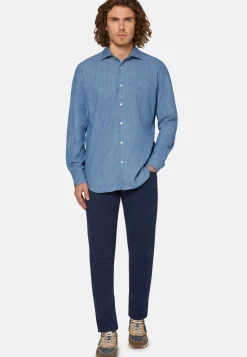 Stretch Cotton/Tencel Jeans|Boggi Milano New