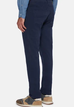 Stretch Cotton/Tencel Jeans|Boggi Milano New
