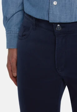 Stretch Cotton/Tencel Jeans|Boggi Milano New