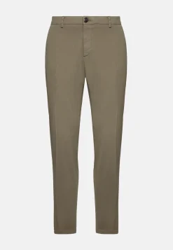 Stretch Cotton/Tencel Pants|Boggi Milano New