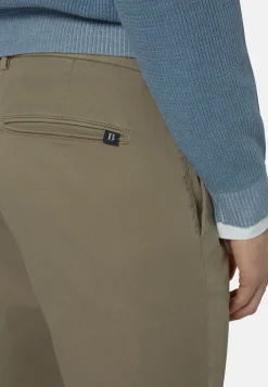 Stretch Cotton/Tencel Pants|Boggi Milano New