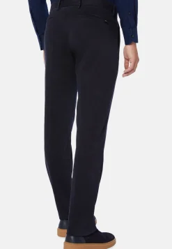 Stretch Cotton/Tencel Pants|Boggi Milano Shop