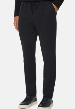 Stretch Cotton/Tencel Pants|Boggi Milano Online