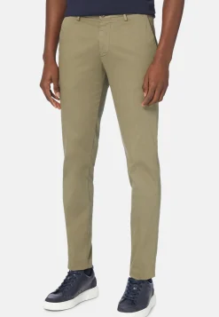 Stretch Cotton/Tencel Pants|Boggi Milano Cheap