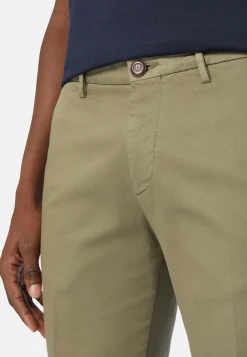 Stretch Cotton/Tencel Pants|Boggi Milano Cheap