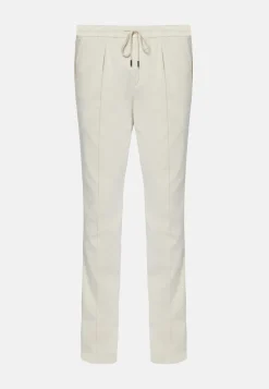 Stretch Cotton/Tencel Pants|Boggi Milano Shop