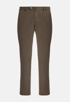 Stretch Cotton/Tencel Pants|Boggi Milano Outlet