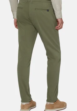 Stretch Cotton/Tencel Pants|Boggi Milano Hot