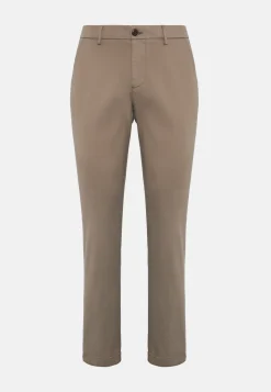 Stretch Cotton/Tencel Trousers|Boggi Milano Discount