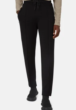 Stretch Interlock Technical Fabric Pants|Boggi Milano Fashion