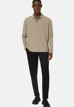 Stretch Interlock Technical Fabric Pants|Boggi Milano Fashion