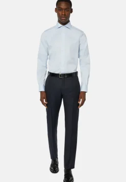 Stretch P.Point Napoli Collar Shirt Regular Fit|Boggi Milano Outlet