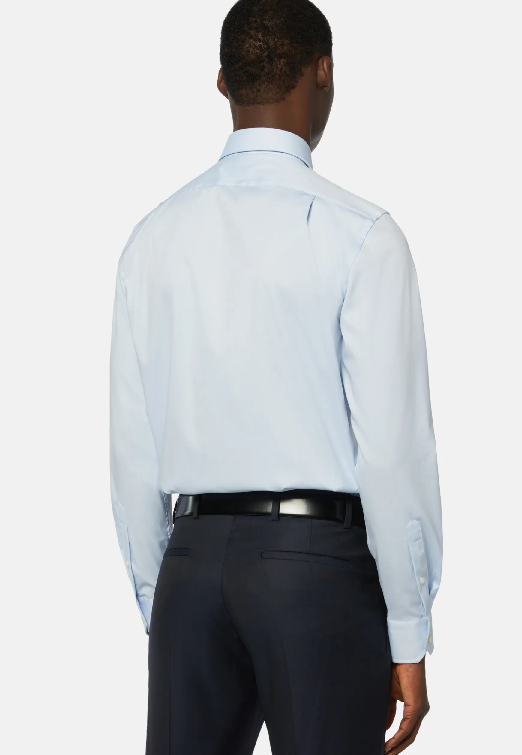 Stretch P.Point Napoli Collar Shirt Regular Fit|Boggi Milano Outlet