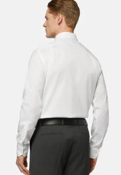 Stretch p.point windsor collar shirt long fit|Boggi Milano Best Sale