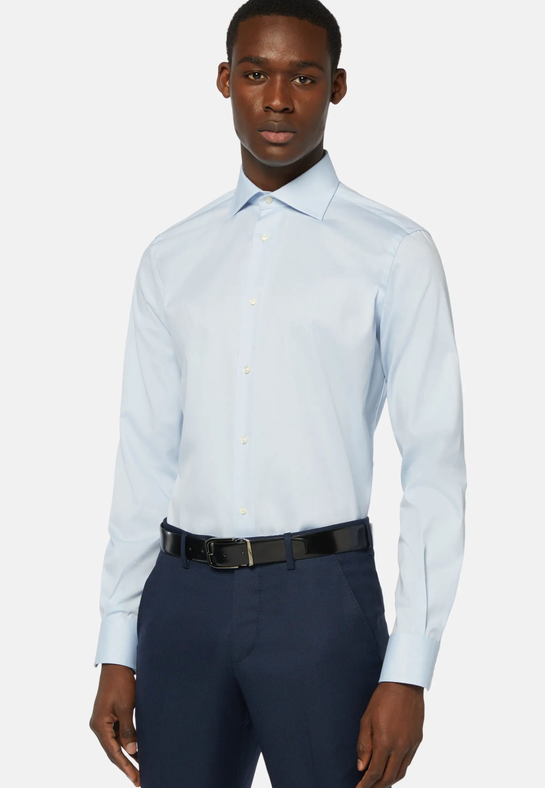 Stretch P.Point Windsor Collar Shirt Reg Fit Long|Boggi Milano Cheap