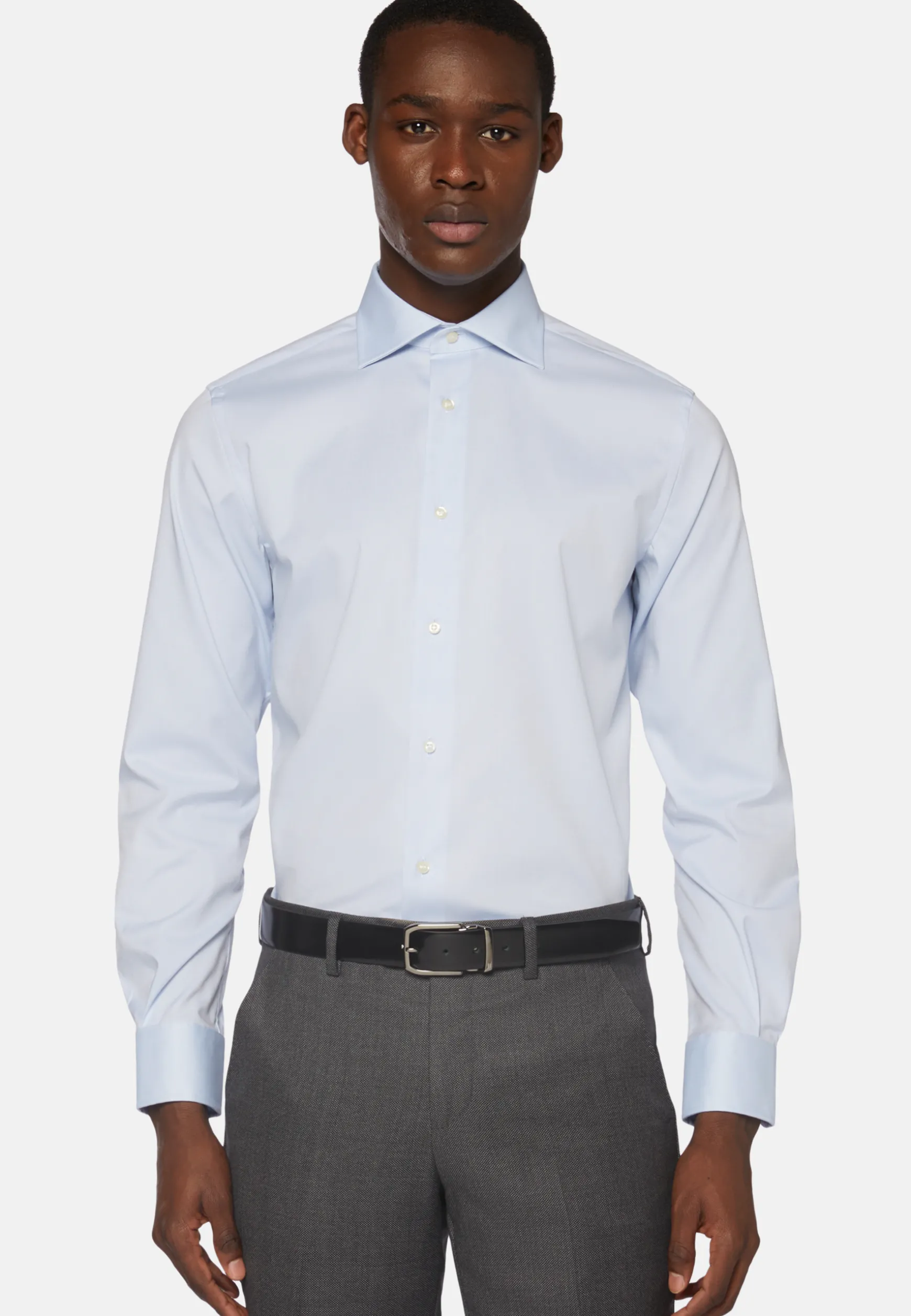 Stretch P.Point Windsor Collar Shirt Regular Fit|Boggi Milano Flash Sale