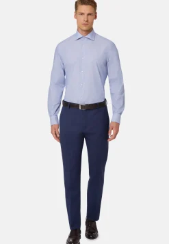 Stripe Windsor Collar Shirt Slim Fit|Boggi Milano Flash Sale