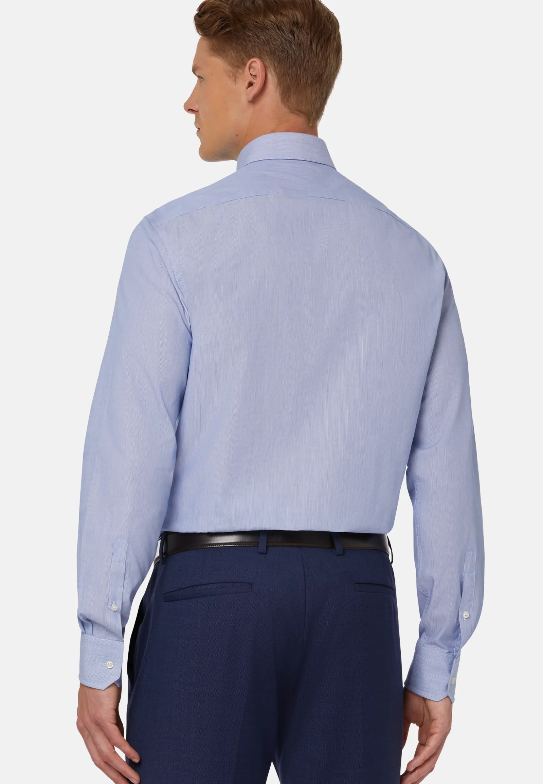Stripe Windsor Collar Shirt Slim Fit|Boggi Milano Flash Sale