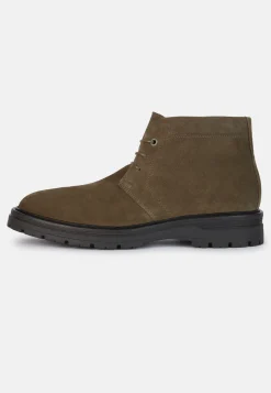 Suede Leather Ankle Boots|Boggi Milano Hot