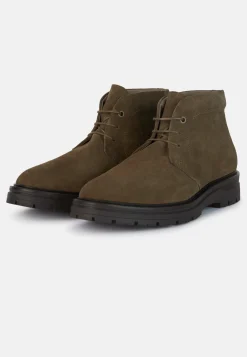 Suede Leather Ankle Boots|Boggi Milano Hot