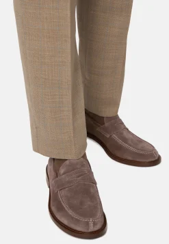 Suede Leather Loafers|Boggi Milano Hot