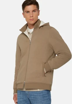 Tencel Cotton Hooded Sweatshirt|Boggi Milano Outlet