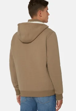 Tencel Cotton Hooded Sweatshirt|Boggi Milano Outlet