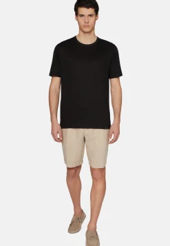 T-Shirt in Stretch Linen Jersey|Boggi Milano Cheap