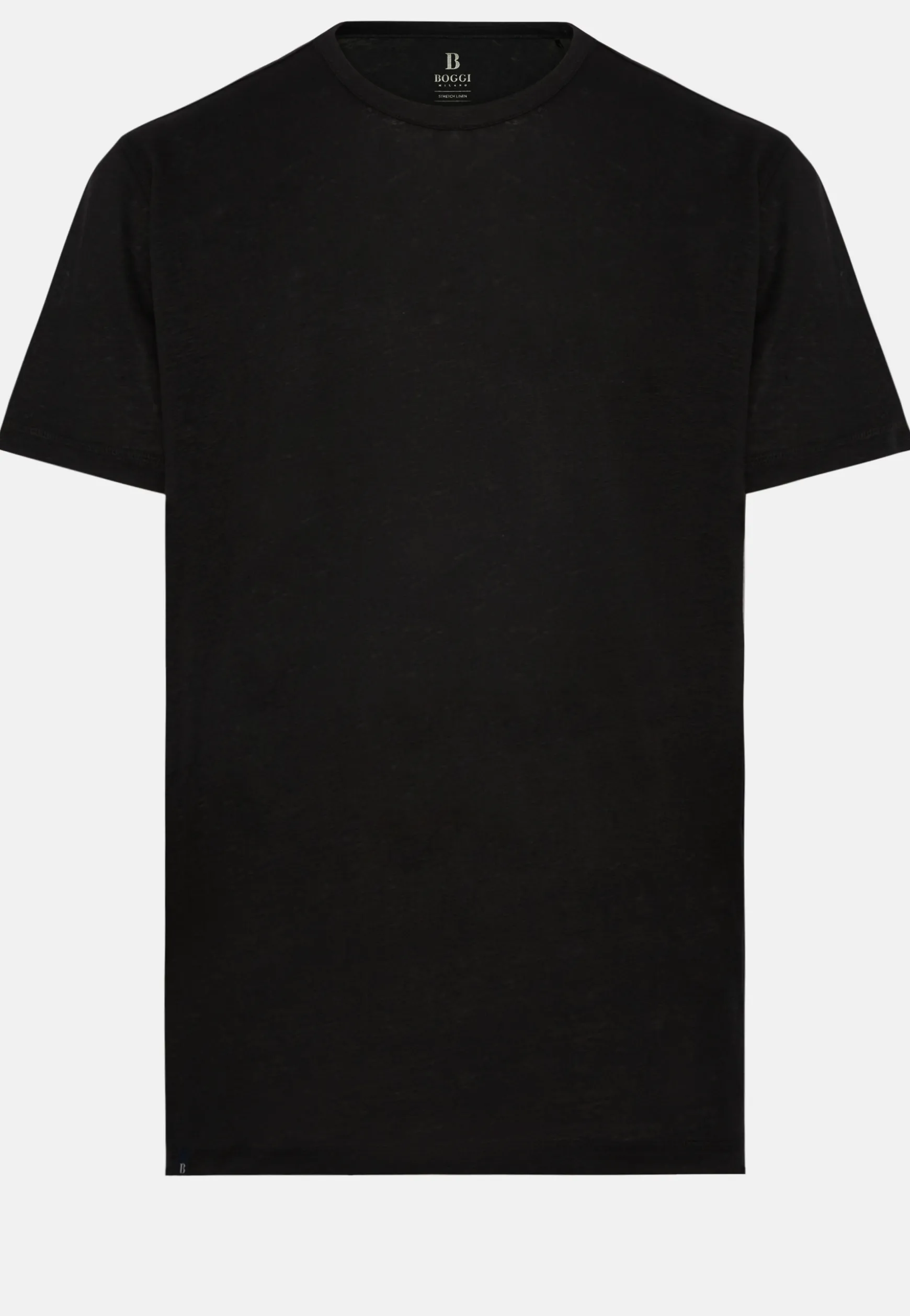 T-Shirt in Stretch Linen Jersey|Boggi Milano Cheap