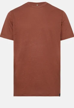 T-Shirt in Stretch Linen Jersey|Boggi Milano Best