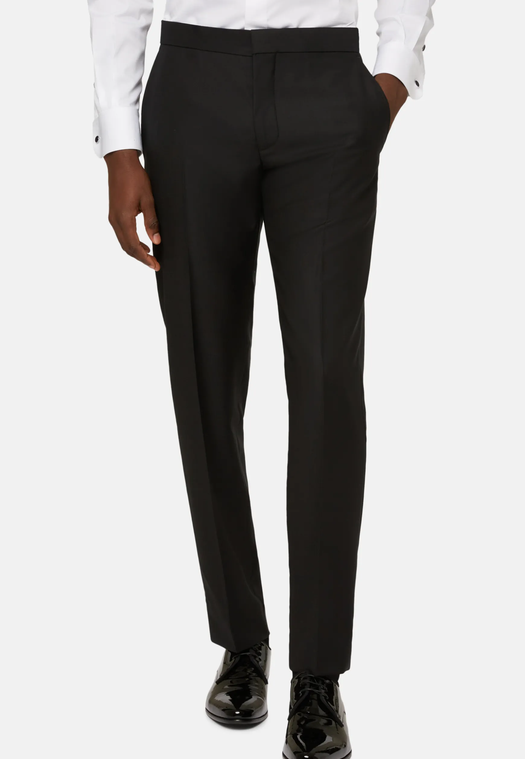 Tuxedo Pants in Wool|Boggi Milano Online